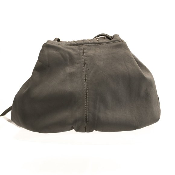 L. J. Simone New York Grey Leather Purse Bag - Picture 3 of 7